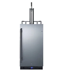 Summit SBC15CF 15"W 2.9 Cu. Ft. Built-In or - Stainless Steel - Picture 1 of 1