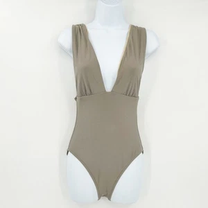 J. Traje de baño de una pieza Crew para mujer playa verano correa ancha cuello en V talla 6 - Imagen 1 de 6