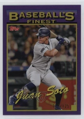 2024 Topps Finest What If…1993 Prototypes Purple Refractor /125 Juan Soto #93-9 - Image 1 of 2