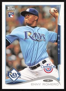 2014 Topps Opening Day #138 Enny Romero Tampa Bay Rays Rookie - Picture 1 of 2