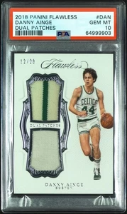 2018 PANINI FLAWLESS DUAL PATCHES #DAN DANNY AINGE DUAL PATCHES PSA 10 GEM - Picture 1 of 2