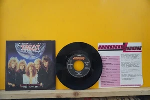 TREAT - World of Promises 7" + PROMOTION SHEET 1987 Mercury Dutch Picture Cvr NM - Bild 1 von 2