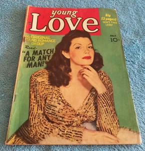 YOUNG LOVE Vol. 2 No. 5 Issue #11 1950 Golden Age - Mort Meskin, George Roussos - Picture 1 of 12