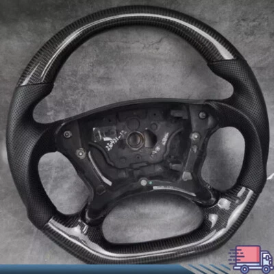 Carbon Fiber Steering Wheel Fits Mercedes Benz R230 W219 GLS W211 CLK G55 E55  - Изображение 1 из 4