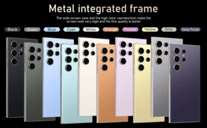 New Factory Unlocked 7.3''Android14 S24 Ultra 4G Smartphone Dual SIM Cell Phone - Picture 1 of 18