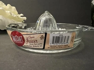 Vintage Heavy Glass Hand Juicer Reamer Tabelcraft NWT - Picture 1 of 2