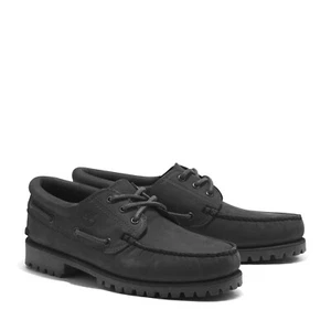 Timberland Authentic 3 Eye Classic Boat Shoes - All Sizes - Dark Grey (A5P4C) - Picture 1 of 9