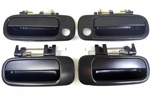 PT Auto Warehouse TO-3176S-QP - Outside Exterior Outer Door Handle Smooth Black - Foto 1 di 3