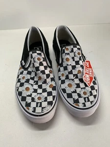 Vans Asher Sunflowers Checkerboard Sneaker Shoes Men 10 Women 11.5 - Picture 1 of 11
