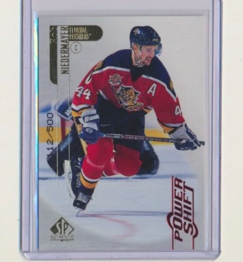 1998-99 SP Authentic Power Shift 36 Rob Niedermayer /500 Florida Panthers - Image 1 of 1