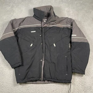 CCM Warm Up Jacket Mens Large Lined Full Zip Mock Neck Nylon Hockey - Picture 1 of 16