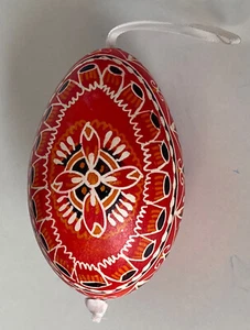 Huevo de Pascua huevo de ganso Pascua arbusto de Pascua colgante de Pascua hecho a mano 3131/22 - Imagen 1 de 5