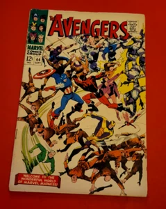 🔑 The Avengers #44 1967 Marvel Comics. Origin of Black Widow & Red Guardian - Picture 1 of 2