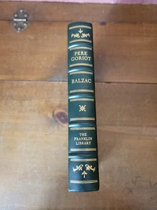 PERE CORIOT by HONORE BALZAC 1977 FRANKLIN LIBRARY LEATHER BOUND LIKE NEW - Picture 1 of 12