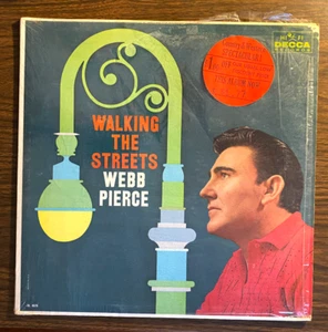 TWO by Webb Pierce RARE! 1st ed. Mono "Walking the Streets" + "Just Webb Pierce" - Picture 1 of 8