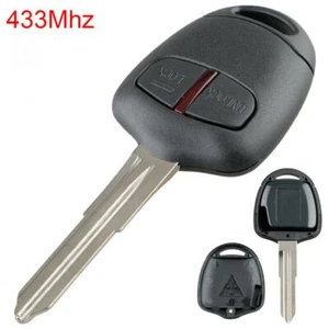 2Buttons Car Key Fit for MITSUBISHI Outlander Pajero Montero Triton ASX Lancer - Imagen 1 de 7