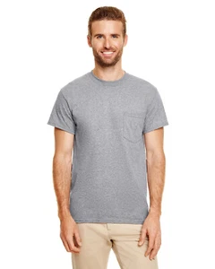 Gildan Adult 50/50 Cotton Poly Wholesale Short Sleeves Pocket T-Shirt G830 S-3XL - Picture 1 of 14
