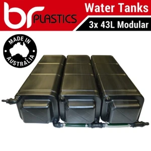 Modular Caravan Water Tank/s 129L (3x 43L) to suit Camper Trailer, Motorhome RV - Picture 1 of 6