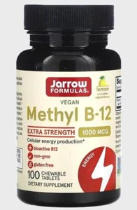 Jarrow Formulas Methyl B-12 1000mcg 100 lozenges - Picture 1 of 2