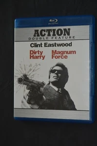 Clint Eastwood Action Double Feature: Dirty Harry/Magnum Force (Blu-Ray, 2010) - Picture 1 of 2