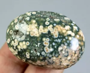 Natural Ocean Jasper Agate Eye Quartz Crystal Stone Pendant Mineral Specimen - Picture 1 of 9
