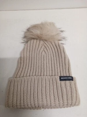 DC Shoe Co. Tan Pom Beanie One Size #r3 - Image 1 of 3