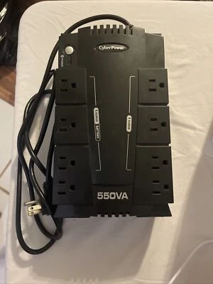 Cyber Power 550VA surge protector. - Image 1 of 2
