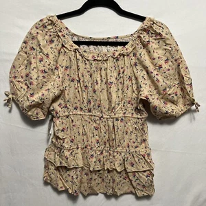 Mädchen Bluse Gr. XXL von Sugar & Diamonds Kurzarm Rüschen Bauern Oberteil - Bild 1 von 22