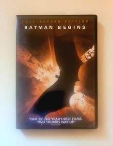 Batman Begins DVD Action Fantasy 2005 PG13 Christian Bale Liam Neeson Free Shipp - Picture 1 of 3