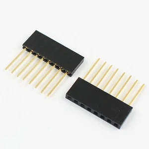 5Pcs 2.54mm Pitch 8 Pin Single Row Stackable Shield Female Header for Arduino - Picture 1 of 5
