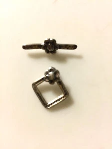 (1) NEW, SOLID 925 STERLING SILVER METAL TOGGLE CLASP - Picture 1 of 1