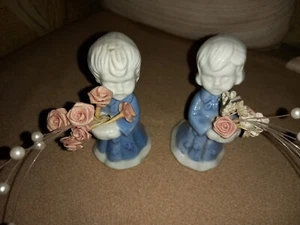 Brautpaar Figuren zauberhafte kleines Figurenpaar - Bild 1 von 5