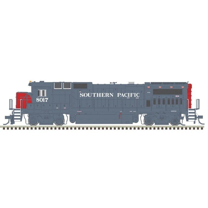 Atlas 10004322 HO Southern Pacific Gold Dash 8-40B Diesel Locomotive #8017