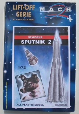 MACH 2 SEMIORKA Launcher SPUTNIK 2 Rakete Soviet Rocket 1:72 Space Bausatz Kit - Bild 1 von 3
