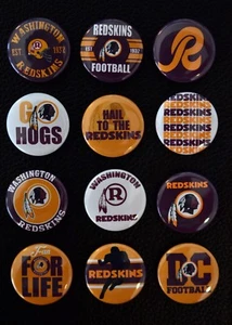 Washington Redskins - 1 1/2" Inch Magnet Set (Set of 12) - Picture 1 of 2