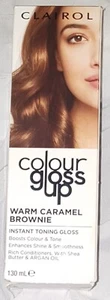 Clairol Colour Gloss Up Conditioner Warm Caramel Brownie 130ml New In Box - Picture 1 of 4