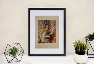 Pierre-Auguste Renoir, Original Print - COA, $3,500 Appraisal - - Picture 1 of 12