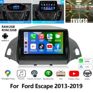 32G Für Ford Kuga 2012-2018 Escape 2013-2019 Andriod 13 Carplay Autoradio Navi - Picture 1 of 20