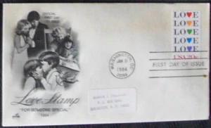USA FDC #2072 LOVE STAMP, 1984 - Picture 1 of 1