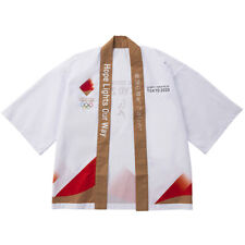 TOKYO 2020 Olympic Official HAPPI Jacket Kimono Torch Relay Emblem Limited