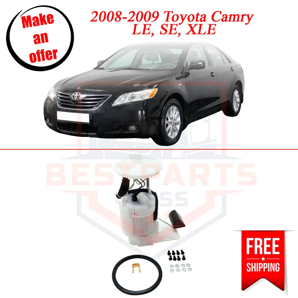 Bomba de combustible eléctrica DriveMotive RT31450002 para Toyota Camry LE 2008-2009, SE, XLE Foto 1 de 4