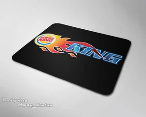 Mouse Mad New Costum Gift Burger King Logo Mouse Pad - Picture 1 of 2