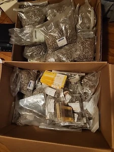 MASSIVE LOT Assorted New Unused Carbon Film Resistors Paccom 70 LBS! Vintage NOS - Picture 1 of 20