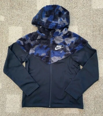 Nike Sportswear Windrunner Niños Grandes Niños Chaqueta con Capucha Negra Talla Mediana CU8942 Foto 1 de 2