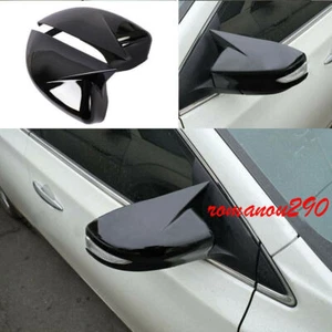 For Nissan Altima 2013-2018 Horn Side Door Mirror Glossy Black Cover Protectors - Bild 1 von 8
