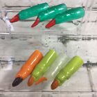 Halloween Witch Fingers Assorted Lot Of 7 Fun Props Rubber Nails 2.5” Long