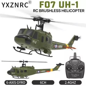 Yuxiang F07 UH-1 Huey Hubschrauber 2.4G 6CH 6-Achsen Gyro Optical Flow Positionierung - Bild 1 von 16