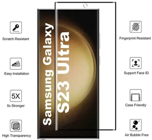 For Samsung Galaxy S24 S22 S23 ULTRA S10 Tempered Glass Gorilla Screen Protector - Picture 1 of 4