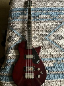 Red Gretsch Bass - Picture 1 of 4