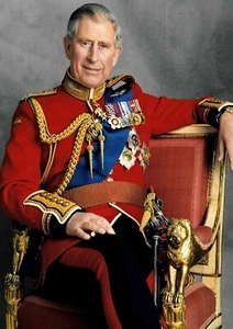King Charles III Portrait Poster Wall art Unframed A3 - A5 #440 #462 #463 - Picture 1 of 6